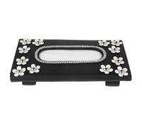 CALLARON Car Tissue Box Flower Design Sun Visor Napkin Holder Pu Leather Tissue Case for Car Front Visor