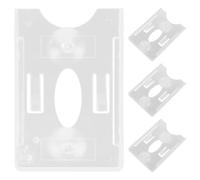 CALLARON Card Holder Windshield Car Suction Mount Plastic Parking Permit Holder for Vehicle Interior 4pcs 3.54 X 2.17 Inches for Parking Lots