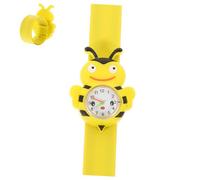 CALLARON Cartoon Bee Slap Watch for Kids Bright Colourful Band Numbers Quartz Movement Comfortable Fit Practical 3-10 Year Old Children Random Style