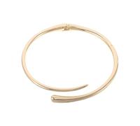 CALLARON Chunky Spring Open Cuff Choker Necklace for Women Geometric Statement Jewelry with Smooth Metal Finish Versatile Punk Inspired Design for Weddings and Parties