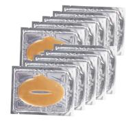 CALLARON Collagen Lip Masks 25pcs Hydrating Moisturizing Lip Gel Pads Mask for Women Overnight Use Gold Packaging