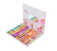 CALLARON Colorful Eyeshadow Palette Makeup Supplies 99 Shades Shimmer Matte Glitter Easy to Apply Eye Shadow for Women Stage Party Cosmetic Accessory