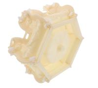 CALLARON Concrete Cement Mold for Garden Statues with Precise Fit Design and Efficient Installation, Beige Plastic Sculpture Base Mold Suitable for Private Gardens and Outdoor Statues