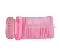 CALLARON Cosmetic Storage Case with Thick Fabric Protection Large Capacity Makeup Brush Rolling Bag for Professional Use and Travel