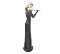 CALLARON Creative Black Resin Music Performance Trophy Musical Instruments Souvenir with Stable Table Stand Unique Artistic Band Ornament for Home Decoration Or Giving