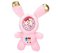 CALLARON Creative Doll Keychain Spaceman Rabbit Key Ring Decoration Adorable Plush Bunny