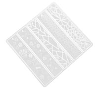 CALLARON Crystal Epoxy Silicone Mold for DIY Bookmark Making, Cat Paw and Heart Shape, Square Resin Casting Mold for Student Stationery and Crafting Supplies