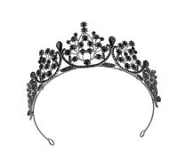 CALLARON Crystal Tiara Headband Princess Birthday Crown Bridal Wedding Prom Accessory Dazzling Rhinestones