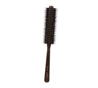 CALLARON Curling Comb Hair Bristle Comb Detangler Brush Boar Bristle Round Hair Brush Roller Curling Round for Blow Drying Detangler Rollers Boar Round Round Hairbrush Brown Boxwood