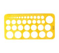 CALLARON Curve Plate Measurement Tool Drawing Templates Ruler Flexible for Architecture Drawing Rulers Kit and School Stationery Supplies