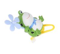 CALLARON Cute Frog Handlebar Propeller Decor with Strap, Cycling and Electric Bike Accessory, Motorcycle Handlebar Ornament for Road Bikes and Scooters