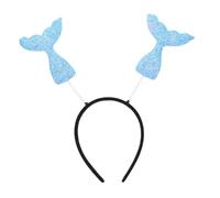 CALLARON Cute Mermaid Tail Headband for Girls Boy Girl Sparkle Hair Hairband for Birthday Parties Stage Performances and Everyday Wear