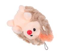 CALLARON Cute Plush Hedgehog Keychain Beanie Soft Stuffed Animal Keyring for School Backpack Purse Decor Animal Keyring