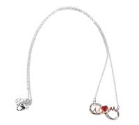 CALLARON Dainty Crystal Heart Necklace for Women Elegant Mothers Day Design with Korean and Japanese Elements Aesthetic Jewelry for Birthday and Everyday Wear