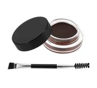 CALLARON Dark Brown Eyebrow Gel Waterproof Eyebrow Wax with Brush, Sweatproof and Fills in Gaps, Plastic Material, Natural Brows Shaper for Occasion Makeup