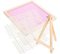 CALLARON Decorative Felt Board Message Board with Felt Surface and Sturdy Wooden Frame Double-Sided Design for Baby Shower