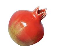 CALLARON Delicate Ceramic Pomegranate-shaped Vase Ornaments Flower Vase Decor Suitable Height Enough Capacity Creative Elegant Design for Office Decoration and Dinner Parties