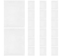 CALLARON Diamond Drawing Protective Films A4 20 Pack Double-Sided Non-Stick Release Paper Dustproof Stickers for Cross Stitch and DIY Projects