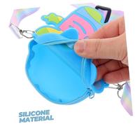 CALLARON Dinosaur Silicone Crossbody Bag for Boys Soft Durable Shoulder Purse with Playful Design Lightweight Compact Fanny Pack for Comfortable Wear Resistant Accessory