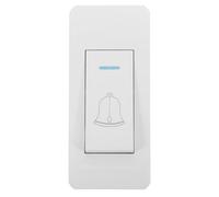 CALLARON Door Bell Switch Wired Push to Exit Button High Power Surface Mounted for Home Office Cabinet Wall Installation Door Chime Controller