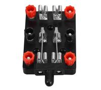 CALLARON Double Pole Electrical Experiment Equipment Precise Control of Circuits User-friendly Design Plastic and Iron Material Black Colour for Physics Experiments and Electronics Design