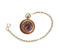 CALLARON Ebony Pocket Watch Antique Style Digital Dial Retro Mechanical Quartz Design for Vintage Collectors for Daily Wear Special Occasions Style