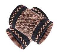 CALLARON Elastic Wrist Sweatbands for Workout with Copper Knitted Support Durable Breathable Wrist for Basketball Football Running Both Hands Carpal Tunnel Braces