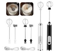 CALLARON Electric Milk Handheld Whisk Rechargeable Electric Whisk Handheld Milk Frother for Coffee Matcha Mixer