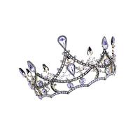 CALLARON Elegant Bride Headdress Rhinestone Crown for Weddings Retro Style Bridal Accessory Durable Material for Brides and Bridesmaids Easy to Use with Hair Combs