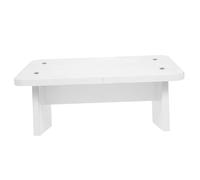 CALLARON Foot Resting Step Stool Raised Foot Stool 15x10x8inch Wood Ergonomic Seating Beautiful Natural Wood Texture Office Use