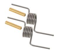 CALLARON Fridge Door Spring Replacement 1.3mm Wire with 10mm Diameter, Stable Performance 4pcs Heavy Duty Stainless Steel to Prevent Cold Air Leakage and Enhance Door Closure