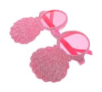 CALLARON Funny Hawaiian Eyeglasses Party Glasses Tropical Luau Costume Eyewear for Summer Photo Booth with Abs Material and Creative Beach Theme