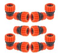CALLARON Garden Hose Quick Connector Orange Plastic Plastic Hose Connector 10pcs Outdoor Activities Car Washing