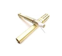 CALLARON Gold Brass Moxa Roller Stick Moxibustion Massage Burner for Improved Circulation for Body Relaxation and Aromatherapy