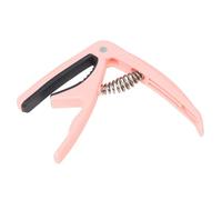 CALLARON Guitar Clamp Capo with Adjustable Spring Tension for Acoustic Electric Guitars Ukulele and Mandolin Compact Lightweight Abs Design Pink Model 5