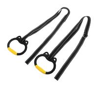 CALLARON Gymnastic Rings Set for Pull up Bars, Plastic Home Gymnastics Equipment for Strength Training and Bodyweight Workout