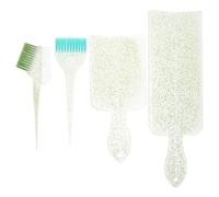 CALLARON Hair Dyeing Board with Slope Corner Design and Plastic Nylon Material Hair Colouring Brush for Personal Household and Professional Hairdresser Use and Highlighting Random Color