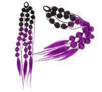 CALLARON Hair Extensions Long Ponytail Braid Bubble Braided Hair Extensions for Women Girls Party Accessories