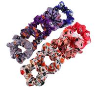 CALLARON Hair Ties without Damage 10pcs Cartoon Cloth Scrunchies Halloween Hair Bands Comfortable Wearing for Festive