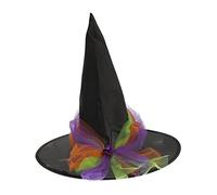 CALLARON Halloween Witch Hat Elegant Cosplay Accessory for Costume Parties Creative Design for Adults for Halloween Celebrations and Role Play Reasonable Fits Share The Fun Friends