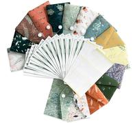 CALLARON Hand-Drawn Cash Budget Envelope Set with 15 Reusable Envelopes, 15 Budget Sheets, and 24 Stickers for Personal Finance and Expense Tracking