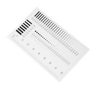 CALLARON High Precision Ruler Sec Size Estimation Chart for Defect Diameter and Area Measurement, Precision Film Measuring Tool for Flaw Detection in Industrial Inspection