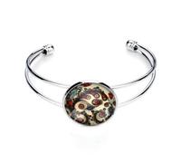 CALLARON Jewelry Easy Patch Glass Ethnic 20pcs Accessories Making Assorted Style Round Hemisphere Shape to Stick Decorative and DIY Jewelry Crafts for Clock Vase