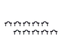 CALLARON Kayak Nylon Bungee Deck Loops with 10 Nylon Buckles, 20 Stainless Steel Cross Screws and M5 Nuts Rigging Kit for Kayak Deck Hardware and Tie down Accessories