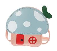 CALLARON Kids Cartoon Mushroom Coin Bag Adorable Crossbody Purse for Children Random Color Fashionable Change Bag for Girls and Boys Cute Accessory for Toddlers