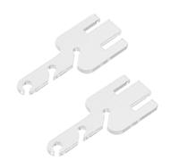 CALLARON Knitting Machine Yarn Tensioner 2pcs Tensioner Adapter White Plastic Tension Forks for Addi King Knitting Machines for Easy Installation