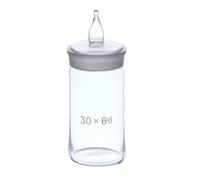 CALLARON Laboratory Glass Weighing Bottle for Home Use with Lid Accurate Weighing and Storage Bottle Suitable as Fragrance