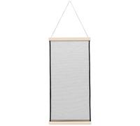 CALLARON Large Capacity Black Plastic Jewelry Wall Organizer with Mesh Design, Convenient for Viewing and Collecting Rings and Studs, Elegant and Chic Wall Earring Holder for Personal