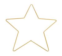 CALLARON Large Star Wreath Frame Metal Wire, 12 Inch Five-pointed Pentagram Wreath Ring for Diy Crafts - Versatile Base for Christmas, Wall Decor, Wedding, Floral Arrangements And Holiday Decorations
