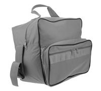 CALLARON Large Wheelchair Storage Bag with Multi Pockets Oxford Organizer for Manual and Electric Chairs Back Hanging Under Seat Backpack for Seniors Portable and Lightweight Gray